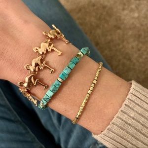 🦩BaubleBar’s Rose Gold Toned Flamingo Bracelet 🦩